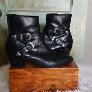 Frye Ellen Buckle Boots